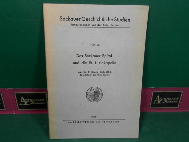 Roth, Benno:  Das Seckauer Spital und die St. Luziakapelle. (= Seckauer Geschichtliche Studien, Heft 23). 