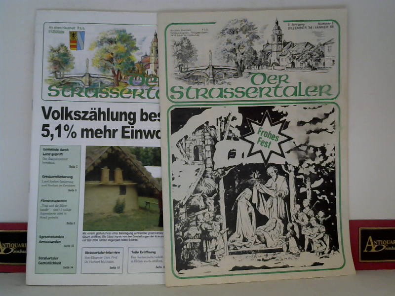 Paschinger, Hermann:  Der Strassertaler - Gemeindezeitung der Marktgemeinde Sta in Straertal. - 2.Jg.1982 bis 21.Jg.2001 Heft 3. (zus.79 Hefte). 