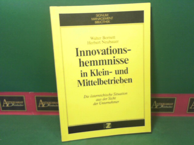 Innovationshemmnisse in Klein- und Mittelbetriebe.