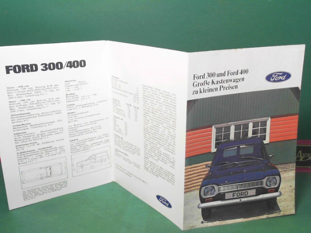 Ford Motor Company:  Ford 300 und Ford 400 - Groe Kastenwagen zu kleinen Preisen. (= Verkaufsprospekt 70/10-EV-8/22). 