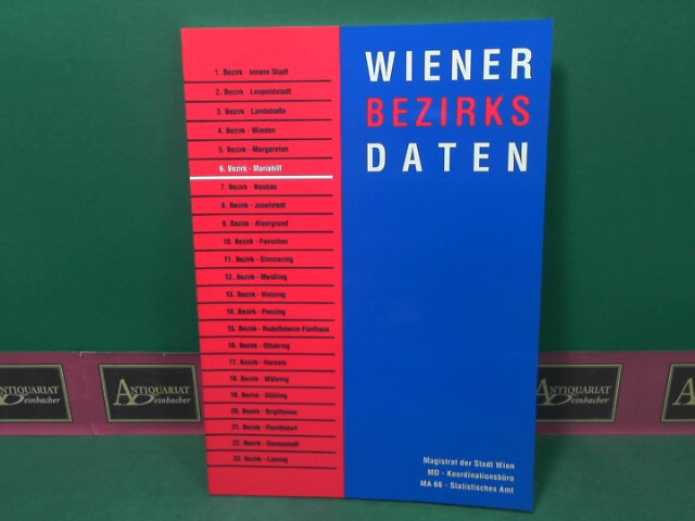 Satzinger, Franz:  Wiener Bezirksdaten - 6.Bezirk: Mariahilf. 