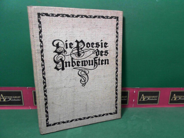 Ebner-Eschenbach, Marie von:  Poesie des Unbewuten. Novellen in Korrespondenzkarten. 