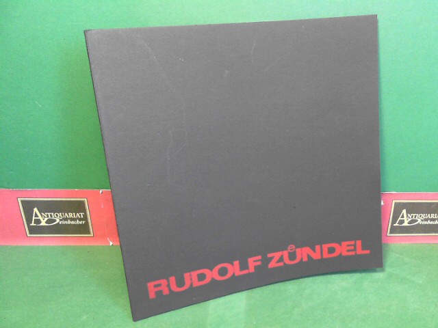 Zndel, Rudolf und Frank Arnau:  Rudolf Zndel - Malerei und Graphik. (= Katalog zur Ausstellung der Galerie Haas, Vaduz). 