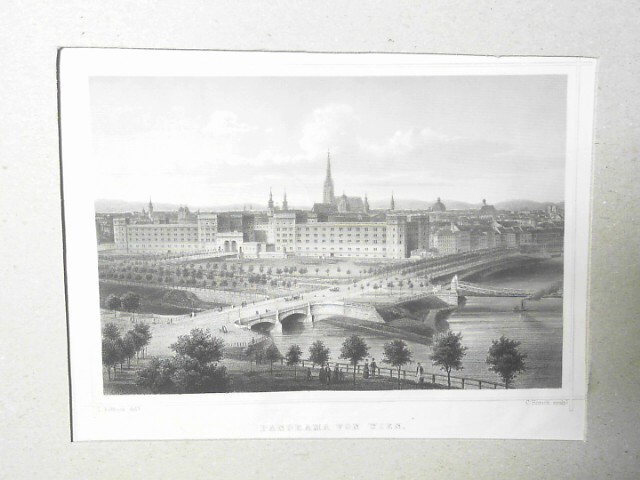 Ruthner, Anton von:  Panorama von Wien. (= aus: Das Kaiserthum Oesterreich in malerischen Originalansichten). 