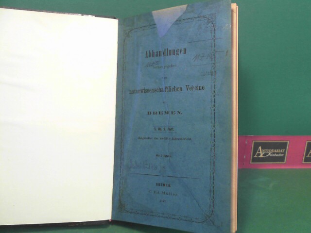   Abhandlungen herausgegeben vom Naturwissenschaftlichen Vereins zu Bremen - V. [5.] Band 1877, 2.Heft. 