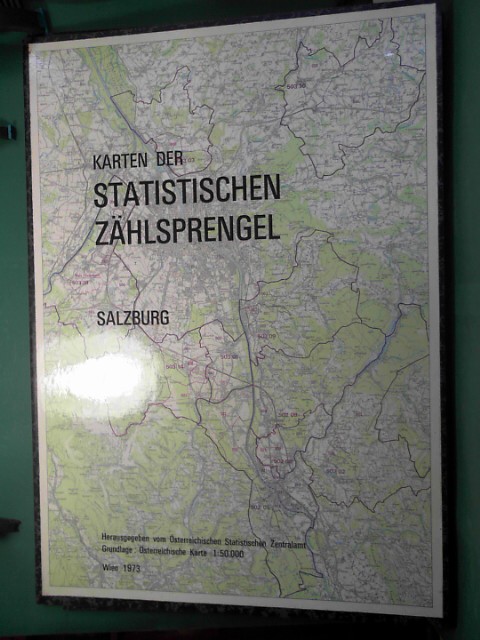 sterreichisches Statistisches Zentralamt (Hrsg.):  Karten der statistischen Zhlsprengel - Salzburg. 