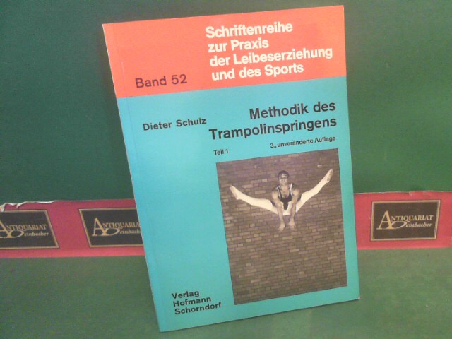 Schulz, Dieter:  Methodik des Trampolinspringens. Teil 1: Vom Gehen auf dem Tuch bis zu einfachen Salti. (= Schriftenreihe zur Praxis der Leibeserziehung und des Sports, Band 52). 
