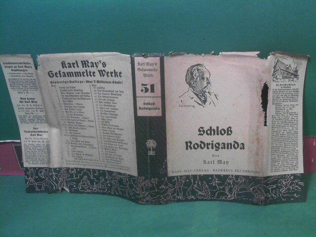 May, Karl:  Schutzumschlag (apart): Schlo Rodriganda. (= Karl May`s gesammelte Werke, Band 51). 