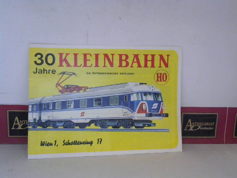 Brder Klein, Wien (Hrsg.):  30 Jahre Kleinbahn Preisliste Nr.33. (= Modellbahn-Katalog). 