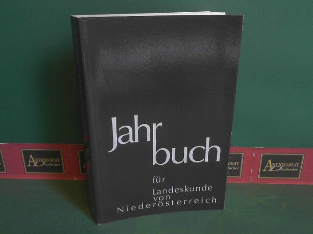 Verein fr Landeskunde (Hrsg.):  Jahrbuch fr Landeskunde von Niedersterreich 2003-05  - Neue Folge Band 69/71. 