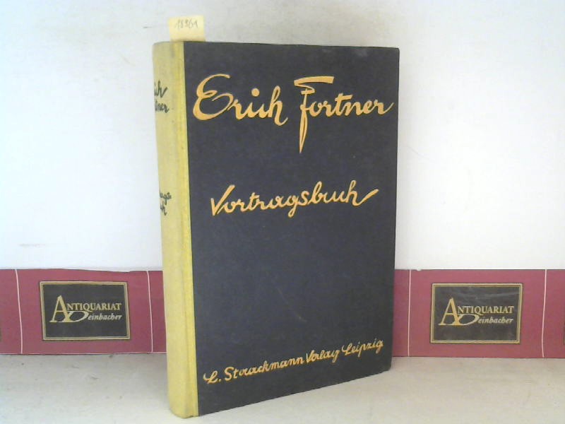 Fortner, Erich:  Vortragsbuch. 