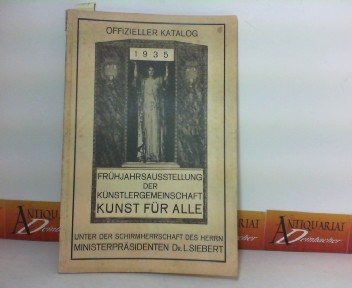   Offizieller Katalog der Frhjahrsausstellung 1935 der Knstlergemeinschaft 