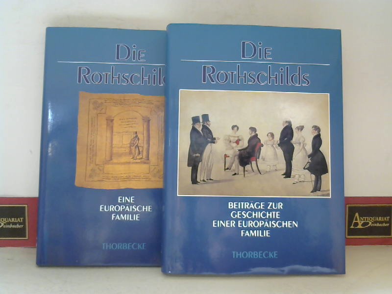 Heuberger, Georg:  Die Rothschilds - Beitrge zur Geschiche einer europischen Familie - 2 Bnde. (= Begleitbuch und Essayband anllich der Ausstellung 