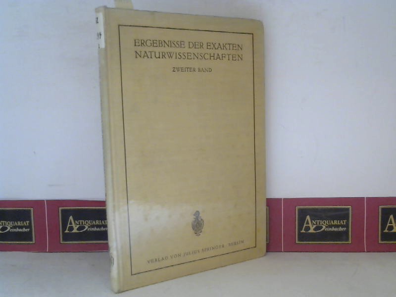 Ergebnisse der Exakten Naturwissenschaften - 2.Band 1923.