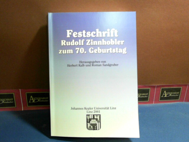 Festschrift Rudolf Zinnhobler zum 70.Geburtstag.