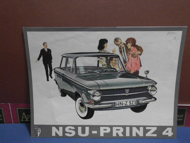 NSU Motorenwerke (Hrsg.):  NSU Prinz 4 (= Farbprospekt). 