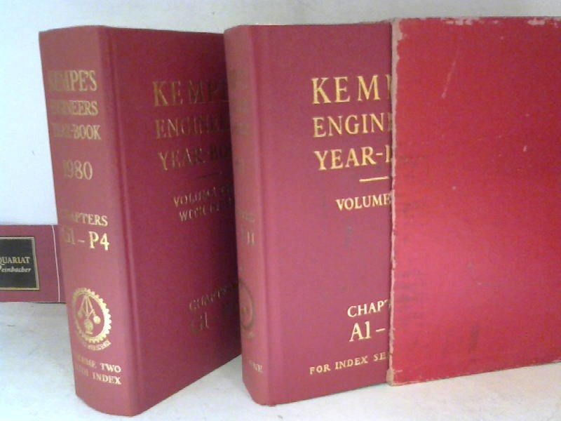Kempe`s Engineers Year-Book 1980 - in two volumes - 85 Edition.