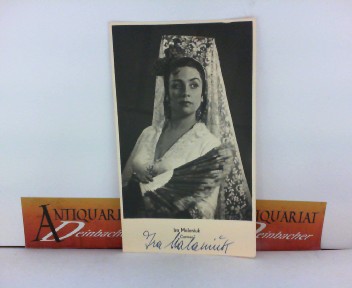 Malaniuk, Ira:  Photo Bild-Autogrammkarte von Ira Malaniuk (in Carmen) - eigenh.signiert 