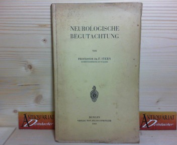 Stern, F.:  Neurologische Begutachtung. 