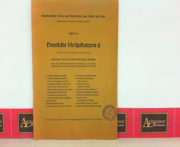 Hrmann, Bernhard:  Deutsche Heilpflanzen 2 - 20 heimische Gewrze. (= Schriftenreihe: Heil- und Nhrkrfte aus Wald und Flur, Heft 9). 