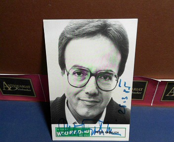 Frhlich, Peter:  Photo Bild-Autogrammkarte von Peter Frhlich - eigenh.signiert. 