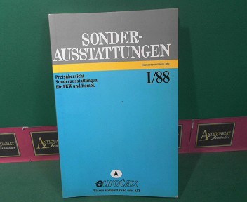 Eurotax (Hrsg.):  Sonderausstattungen - I/88 - Preisbersicht Sonderausstattungen fr PKW und Kombi. 