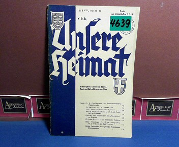 Verein fr Landeskunde von Niedersterreich (Hrsg.):  Unsere Heimat. -  Neue Folge XXII, 1951, Nr. 10/12 - Monatsblatt des Vereines fr Landeskunde von Niedersterreich und Wien. 