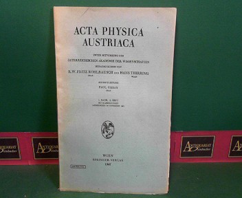 Acta Physica Austriaca - 1.Band, 2. Heft.