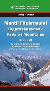 Das Fogarascher Gebirge : Wanderkarte / Muntii Fagaras : Harta turistica 1 : 60 000 - DIMAP