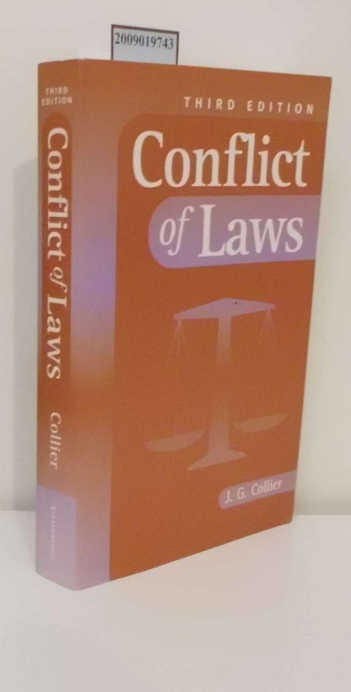 Confloct of Laws Third Edition - Collier J. G.