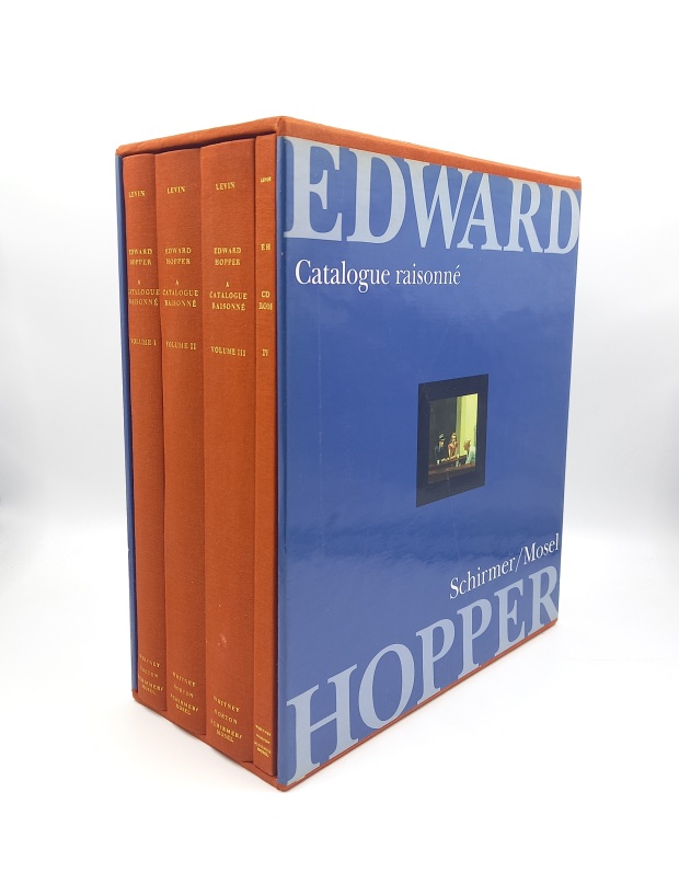 Edward Hopper. Werkverzeichnis / A Catalogue Raisonné (4 Bände im Schuber komplett) Vol. 1: Edward Hopper: Perspectives on his life and work. Illustrations / Vol. 2: Watercolors / Vol. 3: Oils / Vol. 4: CD-ROM - Edward, Hopper ///  Gail Levin