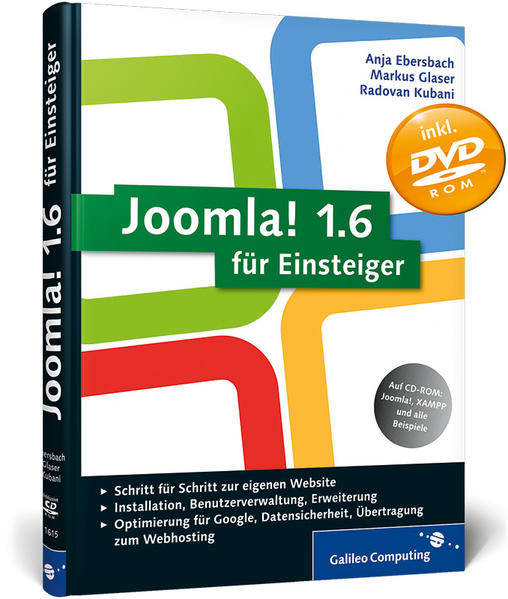 Joomla! 1.6 für Einsteiger (Galileo Computing)  2 - Ebersbach, Anja, Markus Glaser  und Radovan Kubani