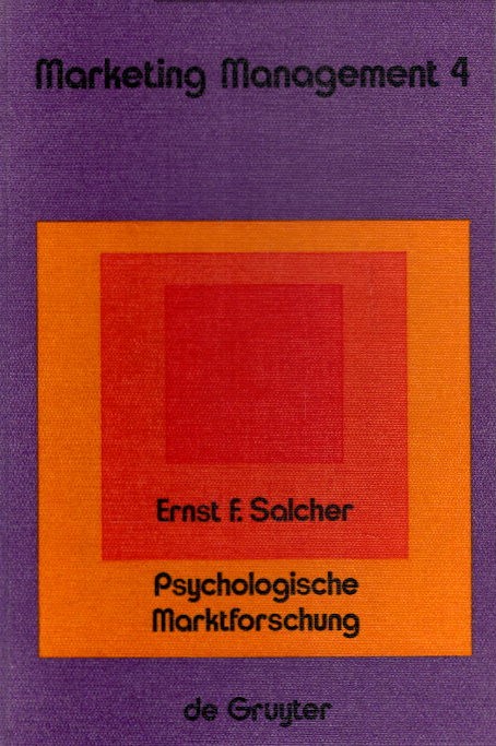 SALCHER:PSYCHOLOGISCHE MARKTFORSCHUNG GEB MAM 4 Auflage: 1