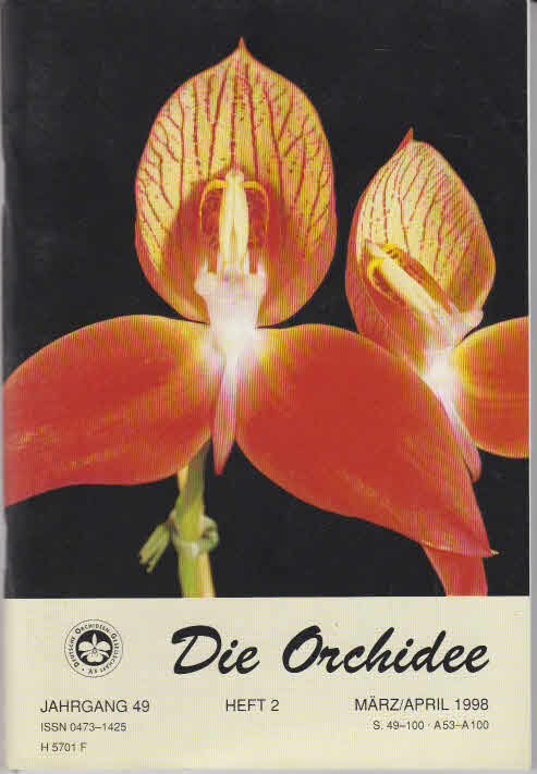 Die Orchidee Jahrgang 49 Heft 2 März/April 1998