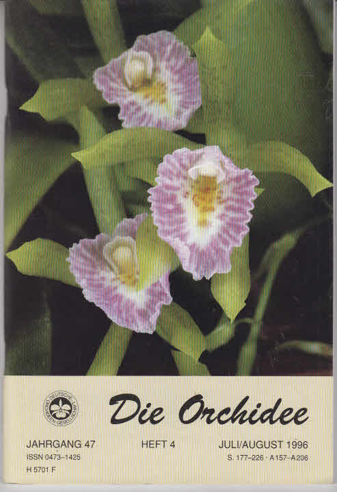 Die Orchidee Jahrgang 47 Heft 4