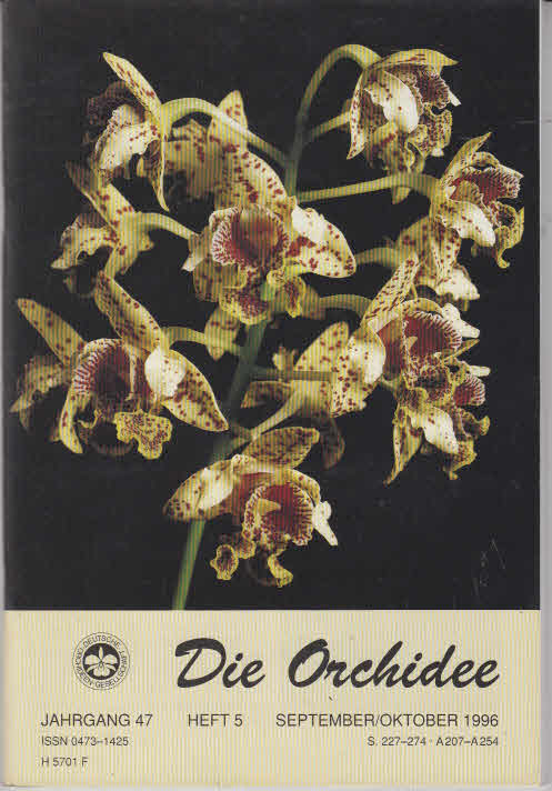 Die Orchidee Jahrgang 47 Heft 5