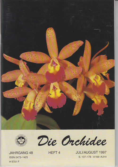 Die Orchidee Jahrgang 48 Heft 4