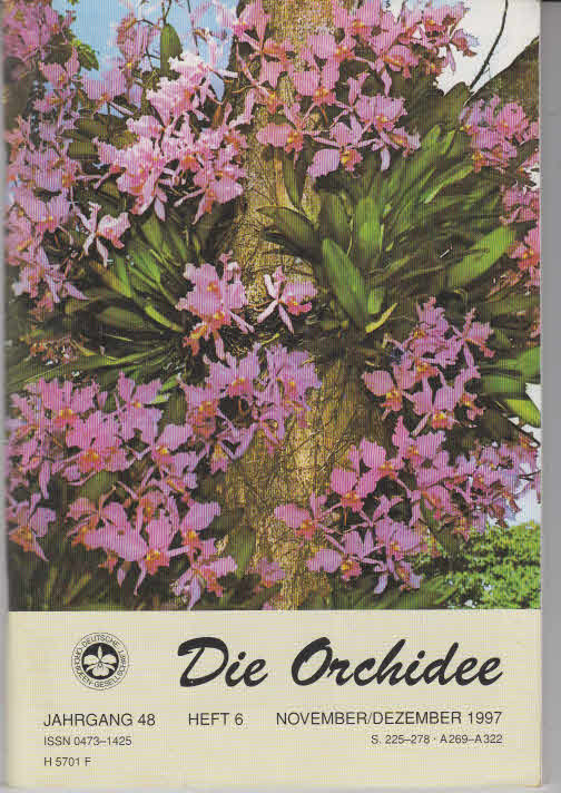 Die Orchidee Jahrgang 48 Heft 6