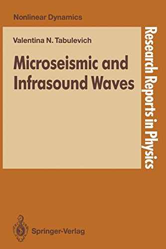 Microseismic and infrasound waves Valentina N. Tabulevich / Research reports in physics - TabuleviÄ, Valentina N.
