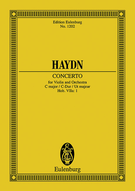 Konzert C-Dur Hob. VIIa: 1 (Serie: Eulenburg Studienpartituren), (Reihe: Eulenburg Studienpartituren) Studienpartitur - Haydn, Joseph; Robbins Landon, H. C. (Hrsg.)