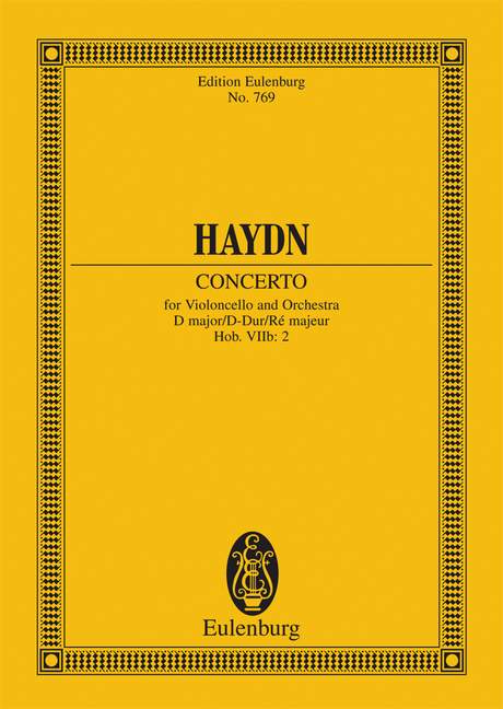 Konzert D-Dur op. 101 Hob. VIIb: 2 (Serie: Eulenburg Studienpartituren), (Reihe: Eulenburg Studienpartituren) Studienpartitur - Haydn, Joseph; Schönzeler, Hans-Hubert (Hrsg.)