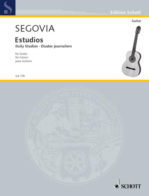 Estudios (Serie: Gitarren-Archiv) - Segovia, Andrés