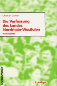 Verfassung des Landes Nordrhein-Westfalen, Kommentar von Christian Dästner  2002 - Kommentar von Christian Dästner Kohlhammer
