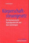 Erle, Bernd [Hrsg.] und Frank Rainer [Bearb.] Balmes:  Heidelberger Kommentar zum Krperschaftsteuergesetz : die Besteuerung der Kapitalgesellschaft und ihrer Anteilseigner. 