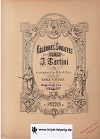 Tartini, Giuseppe:  Celebres Sonates pour Violon par G. Tartini accompagnes d`une Partie de Piano par Emile Sauret. 