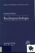 Kette, Gerhard:  Rechtspsychologie. 
