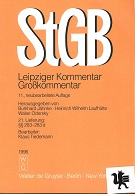 Ebermayer, Ludwig [Begr.], Paulheinz [Hrsg.] Baldus und  Jescheck:  Strafgesetzbuch : Leipziger Kommentar ; Grokommentar [Mehrteiliges Werk] 