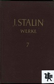 Stalin, J.W.:  [Mehrteiliges Werk]; Teil: Bd. 7. 1925 