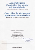 Pabel, Hermann Josef [Hrsg.]:  Arzneimittelgesetz (Gesetz ber den Verkehr mit Arzneimitteln) in der ab dem 1. Januar 1995 geltenden Fassung 