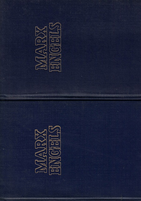 Marx, / Engels:  Karl Marx und Friedrich Engels. Ausgewhlte Schriften in zwei Bnden.. Band 1 und 2 